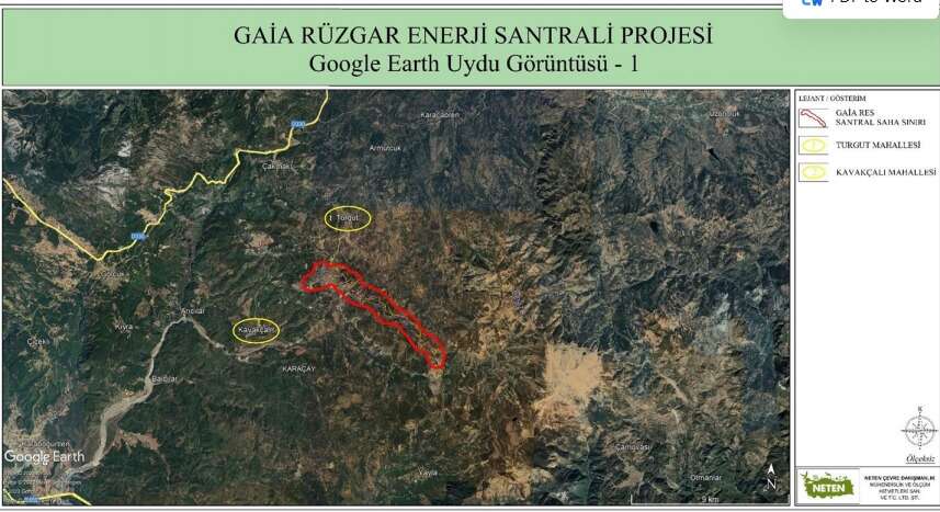 Muğla’da 781 Milyon TL’lik Rüzgar Enerjisi Yatırımı, Gaia RES İçin ÇED Süreci Yeniden Başladı 2